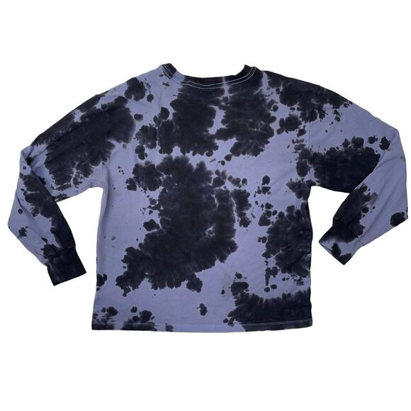 The Simpsons Womens SMALL "Treehouse of Terror" Tie Dye Crop Skater L/S Tshirt - Picture 2 of 4